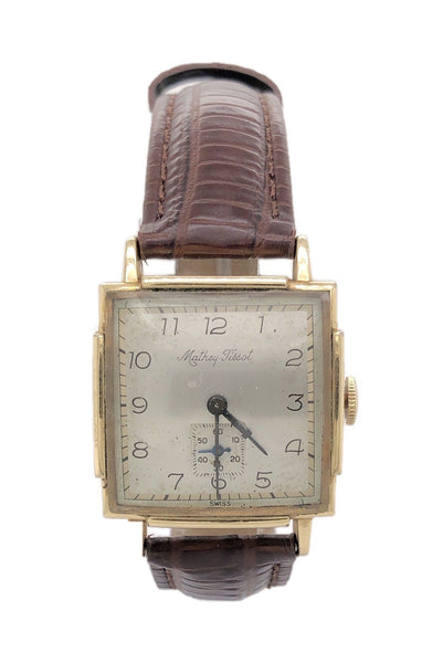 TISSOT tank ヴィンテージ スクエア 稼働品 Vintage Mathey-Tissot Tank MXT K.6 – Counting Time Watch Purveyors