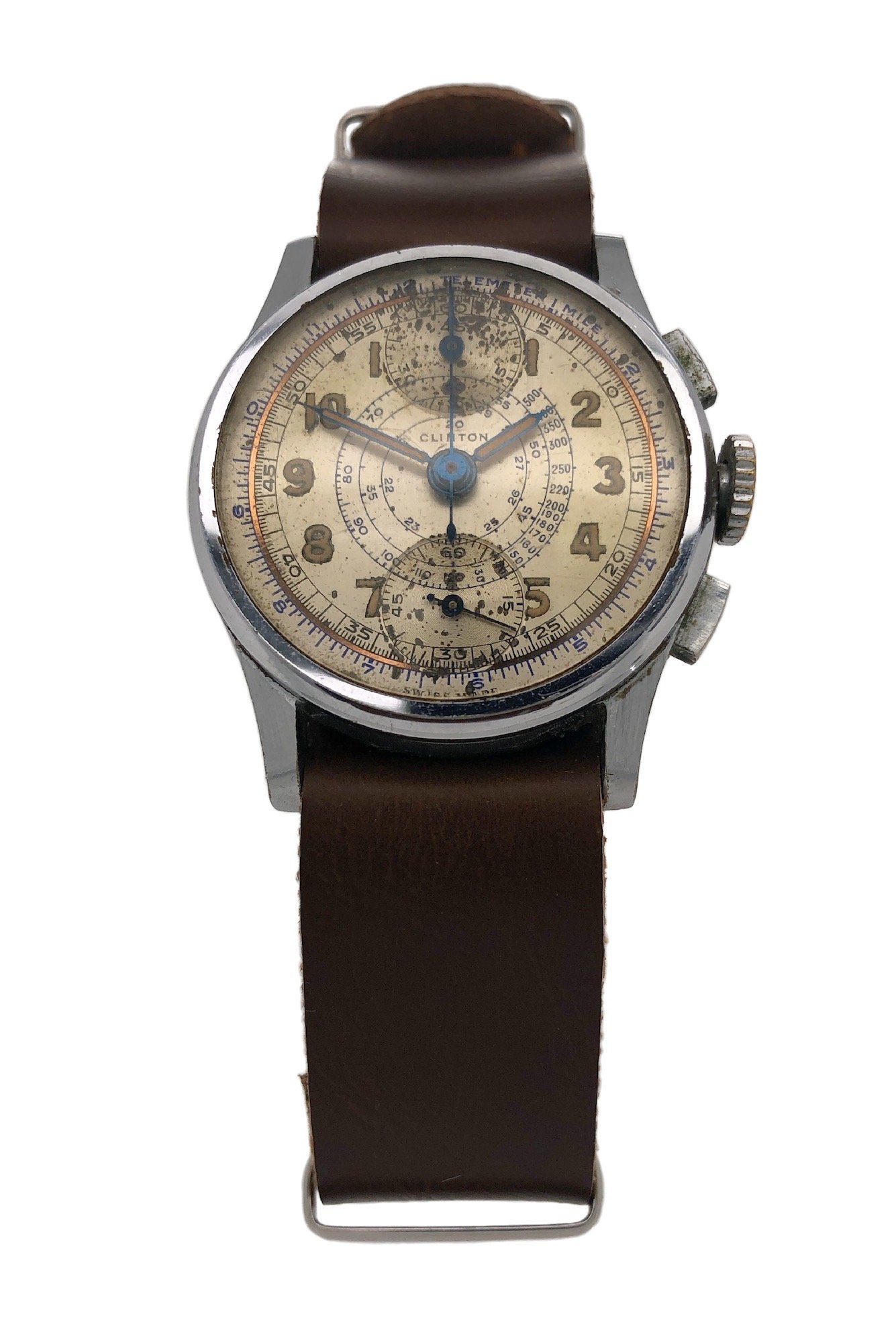 Clinton Watch Co Chronograph - Counting Time Watch Purveyors