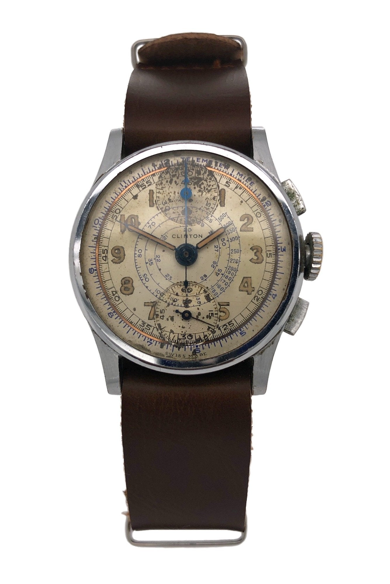 Clinton Watch Co Chronograph - Counting Time Watch Purveyors